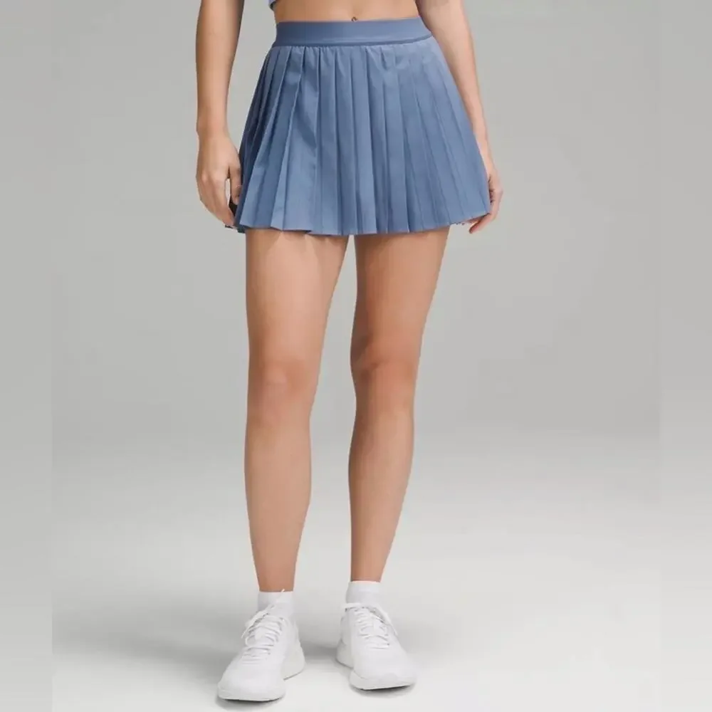 Lululemon Women’s High-Rise Pleated Tennis Skirt Skort in Oasis Blue Size 10